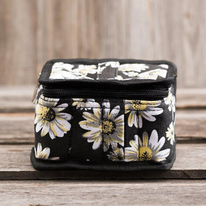 Medium Durable Daisy Print Essential Oil Carrying Case