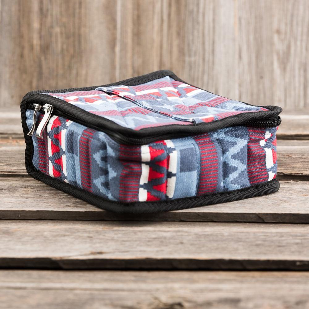 Large Durable Aztec Print Essential Oil Carrying Case