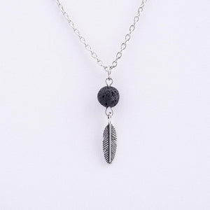 Boho Chic - Dainty Feather Pendant